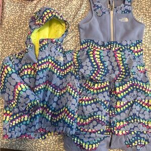 The North Face Kids Jacket and Snowsuit - Blue and Multicolor